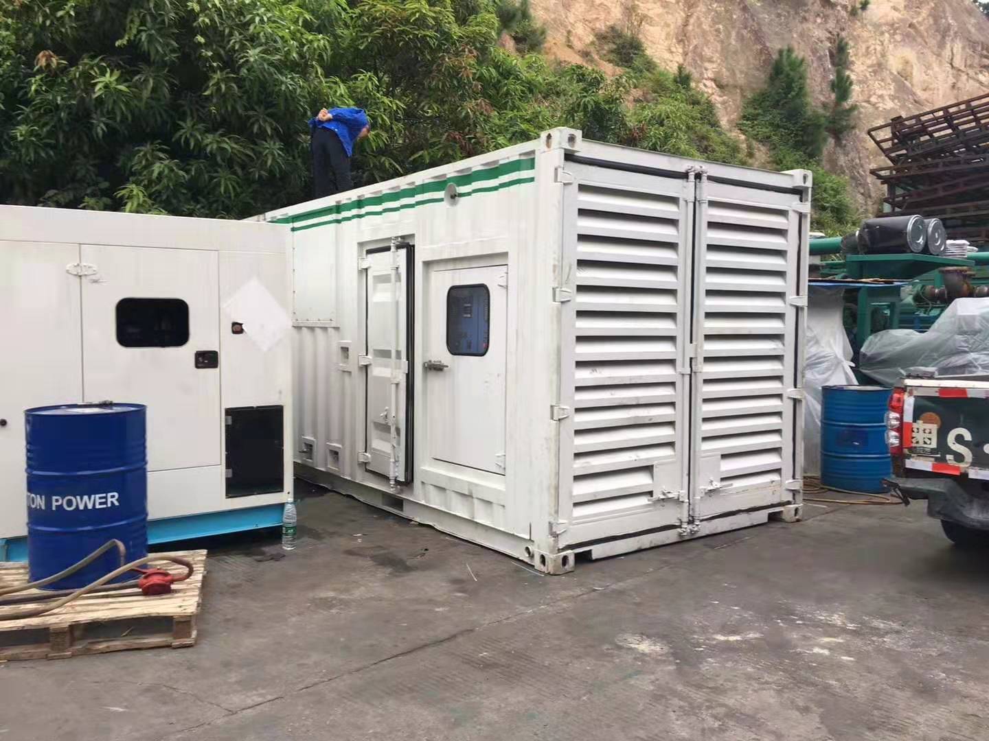 广东惠食佳经济发展有限公司好望洋分店租用一台低噪音型柴油发电机组